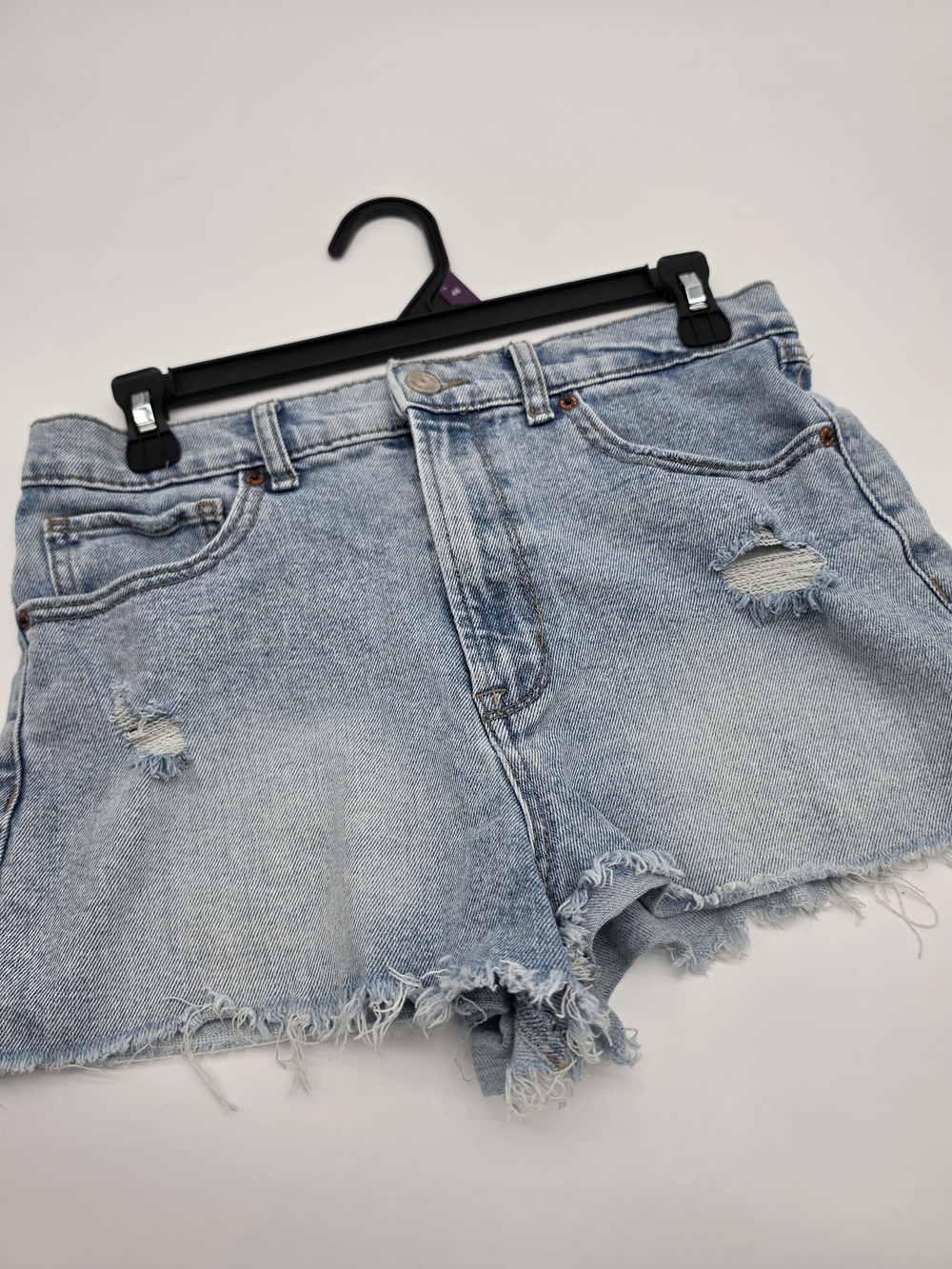 REWASH  Distressed Denim Shorts - Women's Casual Cutoffs